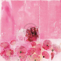 Affiche Art Katja Spilker - Mohnblühen 40x40cm
