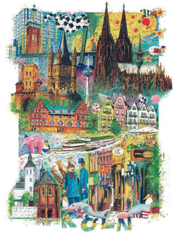 Affiche Art Klaus D. Schiemann - Köln 60x80cm
