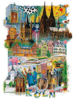 Affiche Art Klaus D. Schiemann - Köln 30x40cm