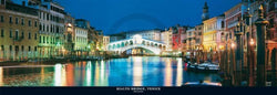 Affiche Art John Lawrence - Rialto Bridge, Venice 95x33cm