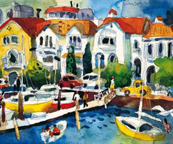 Affiche Art Michael Leu - Marina, San Francisco 60x50cm