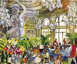 Affiche Art Michael Leu - Museum Luncheon-III 60x50cm