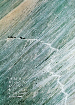 Affiche Art Olivier Föllmi - Mountain Path 70x70cm
