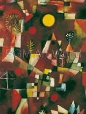 Affiche Art Paul Klee - Der Vollmond 60x80cm