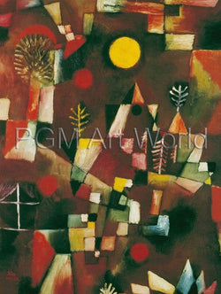 Affiche Art Paul Klee - Der Vollmond 60x80cm