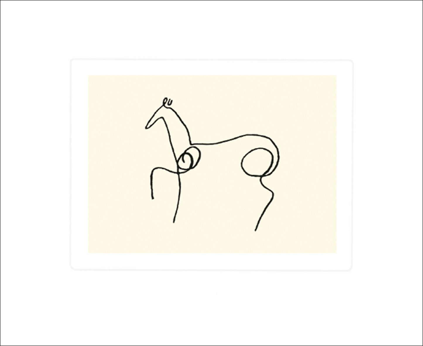Affiche Art Pablo Picasso - Le Cheval 50x60cm