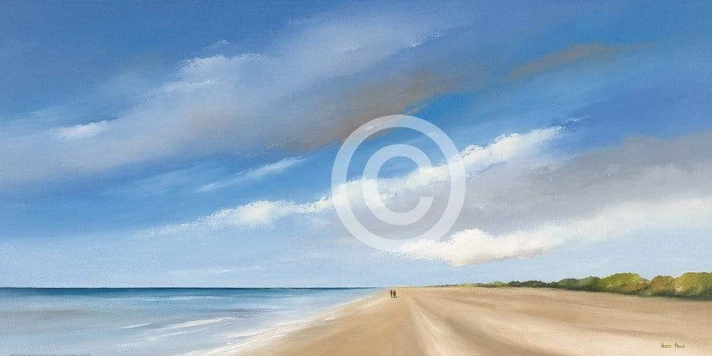 Affiche Art Hans Paus - Along the Sea I 100x50cm