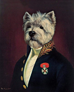 Affiche Art Thierry Poncelet - The Officer's Mess 27,9x35,5 cm
