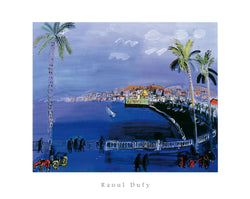 Affiche Art Raoul Dufy - Baie de Anges, Nice 50x40cm