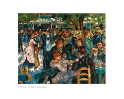 Affiche Art Auguste Renoir - Le Moulin de la Galette 70x50cm