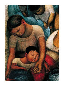 Affiche Art Diego Rivera - La Noche de Los Pobres 60x80cm