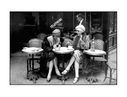 Affiche Art Roger Violet - Café et Cigarette 80x60cm