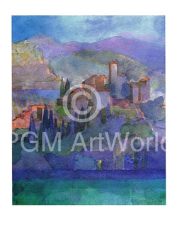 Affiche Art Ralf Westphal - Pietrabuona, Toskana 30x40cm