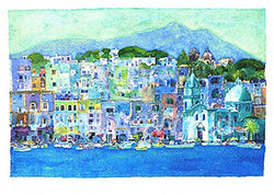 Affiche Art Ralf Westphal - Procida / Kampanien 100x70cm