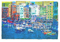 Affiche Art Ralf Westphal - Camogli / Levante 100x70cm