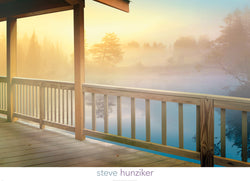 Affiche Art Steve Hunziker - Lodge Deck 91x66cm