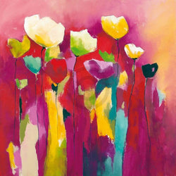 Affiche Art Anne L. Strunk - Townflowers I 98x98cm
