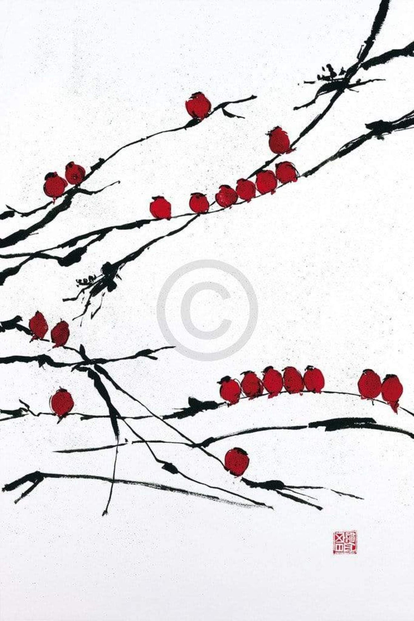 Affiche Art Jenny Tsang - Bamboo Chorus 41x61cm