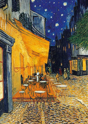 Affiche Art Vincent Van Gogh - Café-Terrasse am Abend 21x29.7cm
