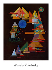 Affiche Art Wassily Kandinsky - Spitzen im Bogen, 1927 60x80cm