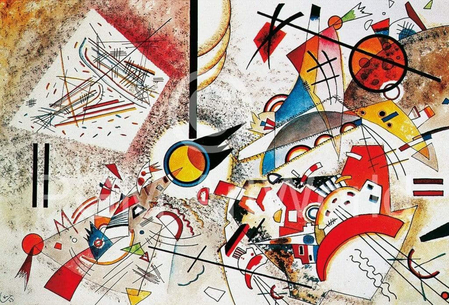 Affiche Art Wassily Kandinsky - Sans titre 100x70cm