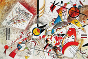Affiche Art Wassily Kandinsky - Sans titre 100x70cm
