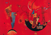 Affiche Art Wassily Kandinsky - Mit und Gegen 100x70cm