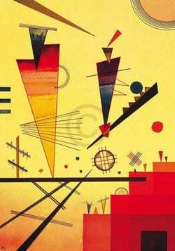 Affiche Art Wassily Kandinsky - Struttura allegra 70x100cm