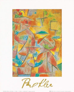 Affiche Art Paul Klee - Bimba e zia, 1937 24x30cm