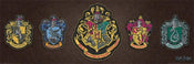 Poster Harry Potter Crests 91,5x30,5cm