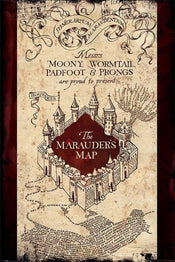 Poster Harry Potter The Marauders Map 61x91,5cm