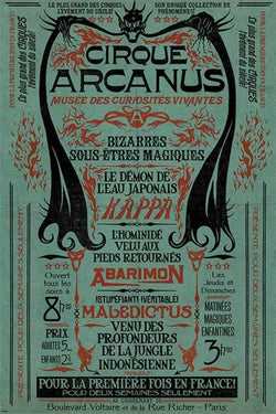 Poster Fantastic Beasts the Crimes of Grindelwald Le Cirque Arcanus 61x91,5cm