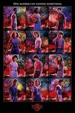 Poster Stranger Things Character Montage 61x91,5cm