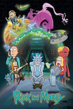 Poster Rick and Morty - Toilet Adventure 61x91,5cm