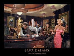 Affiche Art Java Dreams Chris Consani 80x60cm