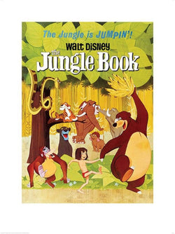 Affiche Art The Jungle Book Jumpin 60x80cm