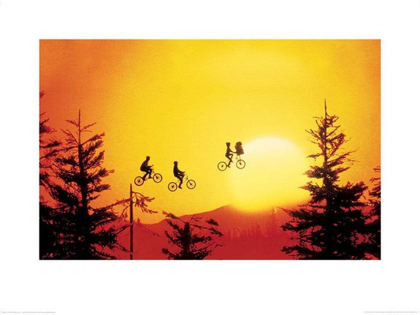 Affiche Art ET Sunset 80x60cm