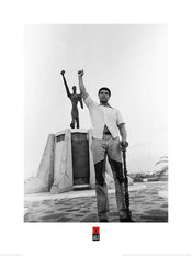 Affiche Art Muhammad Ali Black Power Salute 60x80cm