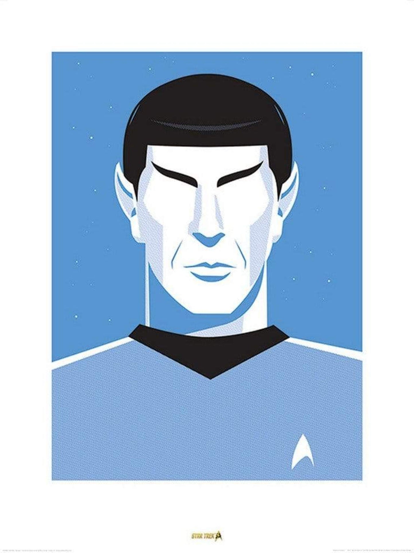 Affiche Art Star Trek Pop Spock 50th Anniversary 60x80cm