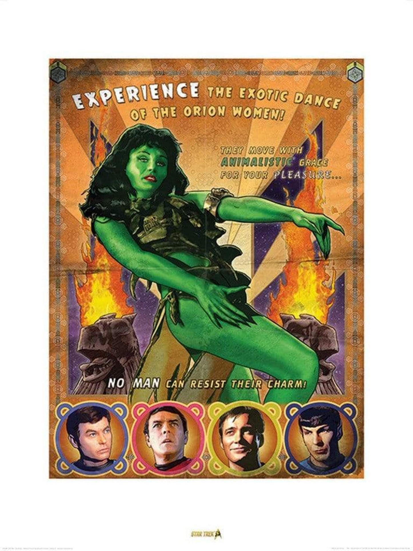 Affiche Art Star Trek Orion Women 50th Anniversary 60x80cm