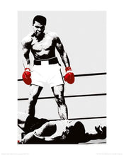 Affiche Art Muhammad Ali Gloves 40x50cm