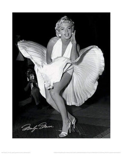 Affiche Art Marilyn Monroe Seven Year Itch 40x50cm