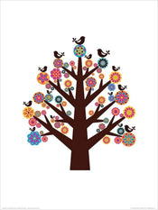 Affiche Art Valentina Ramos - Tree of Flowers 30x40cm