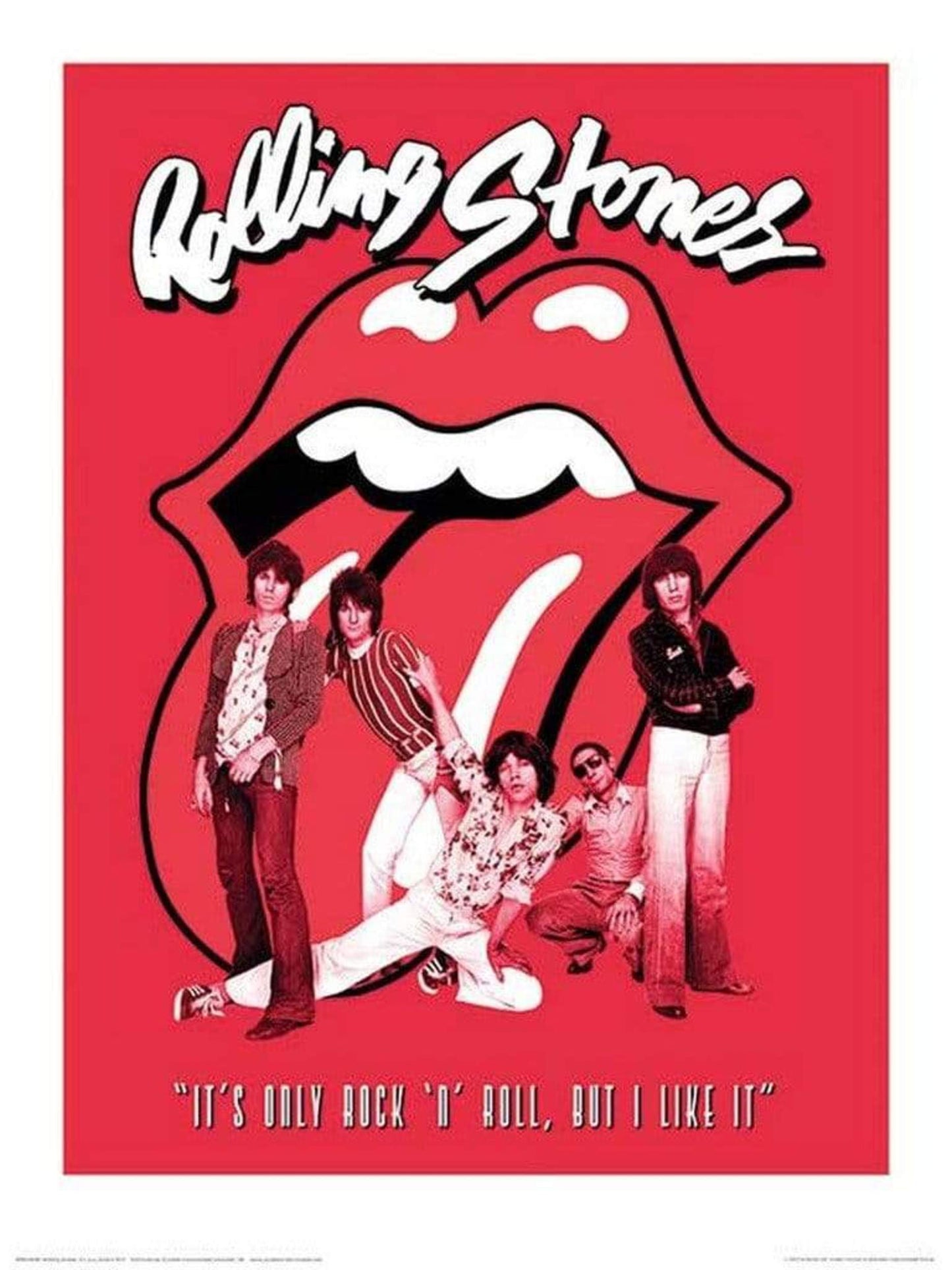 The Rolling Stones Its Only Rock n Roll Affiche Art 30x40cm