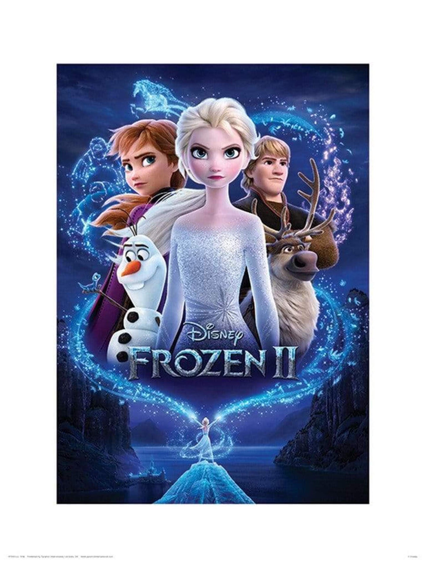 Frozen 2 Magic Affiche Art 30x40cm