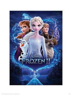 Frozen 2 Magic Affiche Art 30x40cm