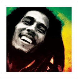 Affiche Art Bob Marley Paint 40x40cm