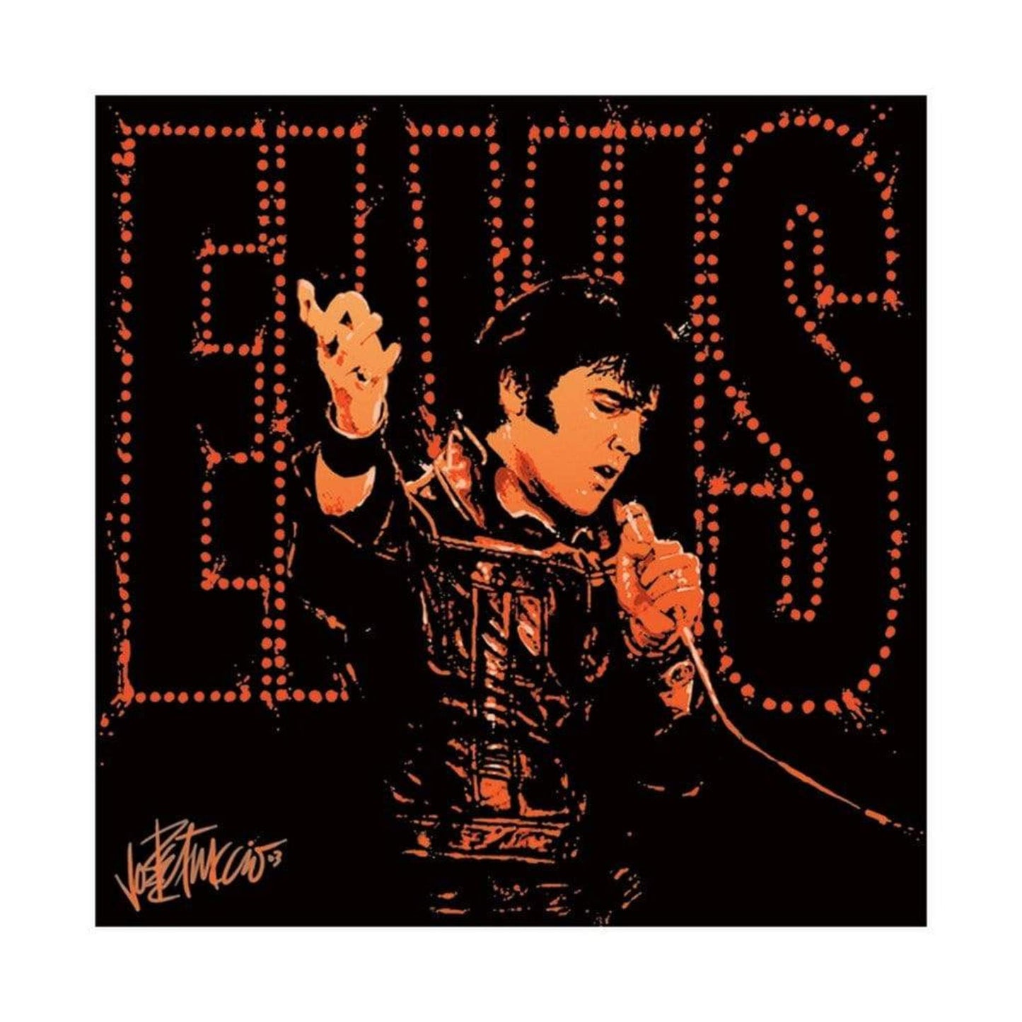 Affiche Art Elvis Presley 68 40x40cm