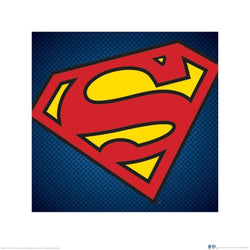 Affiche Art DC Comics - Superman - Symbol 40x40cm