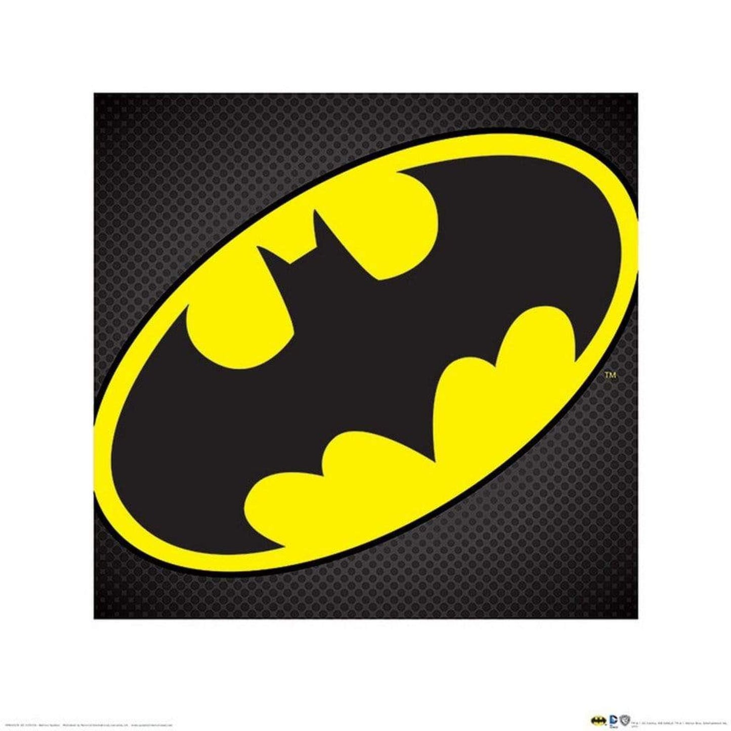 Affiche Art DC Comics Batman Symbol 40x40cm